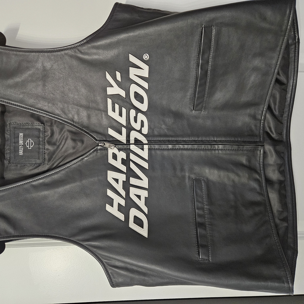 Harley-Davidson Black Leather Vest
